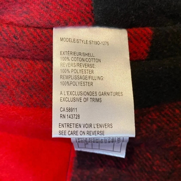 Tribal Jeans  Reversible Buffalo Plaid & Denim Jacket - Picture 12 of 13